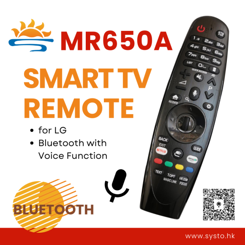 SYSTO丨AN-MR650A/ASIA Blue-tooth Replacement LG Smart TV Remote Control