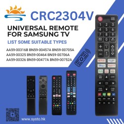 SYSTO丨CRC2304V Universal Replacement Remote Control for SAMSUNG LED LCD TV