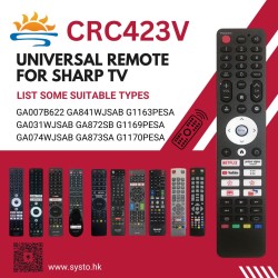 SYSTO丨CRC423V Universal Replacement Remote Control for SHARP LED LCD TV