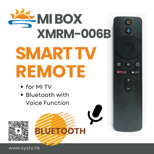 SYSTO丨MI BOX S XMRM-006B Blue-tooth Replacement MI Smart TV Remote Control