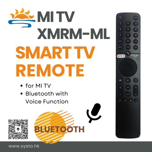 SYSTO丨MI TV XMRM-ML Blue-tooth Replacement MI Smart TV Remote Control