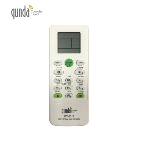 KT-6018/PVC Universal AC Remote Control | QUNDA