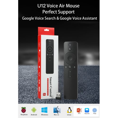 U12 Wireless 2.4G Air Mouse Fidelity Voice Input Remote Control