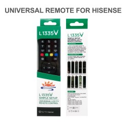 SYSTO丨L1335V Universal Replacement Remote Control for HISENSE LED LCD TV