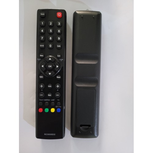TCL007/RC3000E02/SINGLE CODE TV REMOTE CONTROL FOR TCL