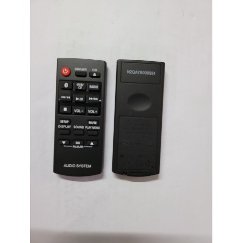 PAN037/N2QAYB000984/SINGLE CODE TV REMOTE CONTROL FOR PANASONIC