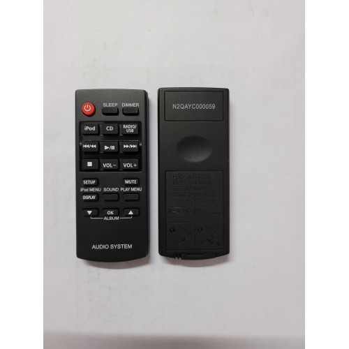 PAN052/N2QAYC000059/SINGLE CODE TV REMOTE CONTROL FOR PANASONIC