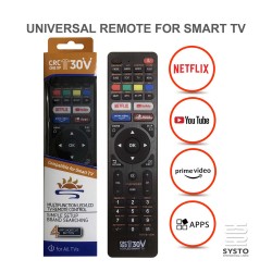 SYSTO丨CRC1130V  Upgrade Version Universal Replacement Remote Control for All Brand LED LCD TV