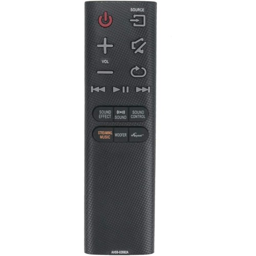 AH59-02692A Replace Remote fit for Samsung Soundbar HW-J650 HW-J651 HW-J6500 HW-J6501 HW-J7500 HW-J7501 HW-J8500 HW-J8501 HW-J8500R HW-J8501R HW-J6501R HW-J6500R HW-J7500R HW-J7501R HW-J650/ZA