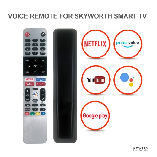SYSTO丨BT-SKW Blue-tooth Replacement SKYWORTH Smart TV Remote Control