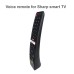 SYSTO丨BT-GB326 Bluetooth Replacement for Sharp Smart TV Remote Control GB326WJSA
