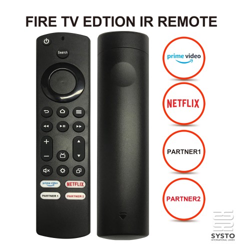 SYSTO丨Infrared Replacement Remote Control for Toshiba Insignia Fire TV Series PNPP