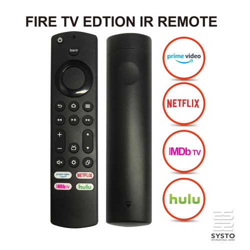 SYSTO丨Infrared Replacement Remote Control for Toshiba Insignia Edition-3 Fire TV Series PNIH