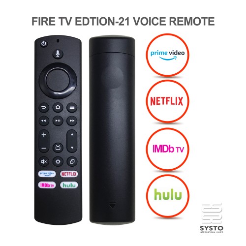 SYSTO丨Blue-tooth Replacement Remote Control for Toshiba Insignia Edition-3 Fire TV Series PNIH