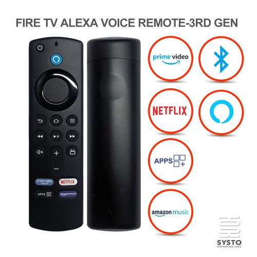 SYSTO丨Blue-tooth Replacement Alexa Remote Control for FIRE TV STICK PNAA