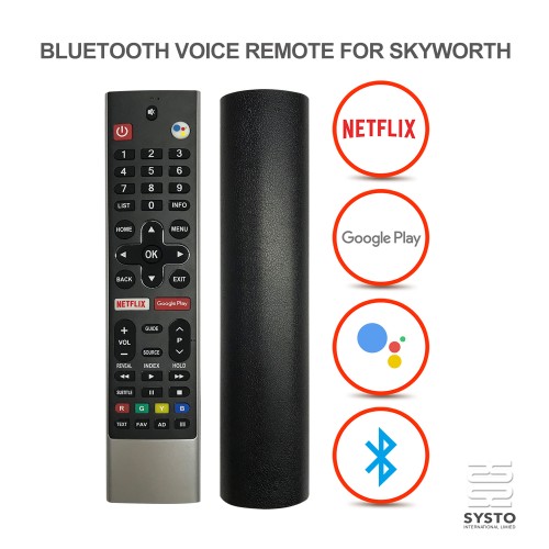 SYSTO丨SWV03 Blue-tooth Replacement SKYWORTH Smart TV Remote Control
