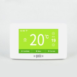 Touch screen Programmable Thermostat for central air conditioner QD-HV123CW Touch screen Programmable Thermostat for central air conditioner QD-HV123CW