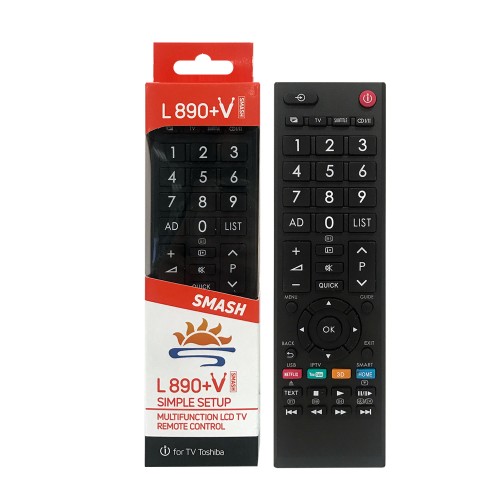 SYSTO丨L890+V Universal Replacement Remote Control for TOSHIBA LED LCD TV