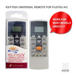 SYSTO丨KS-FT02V Universal for FUJITSU Air Conditioner Remote Control