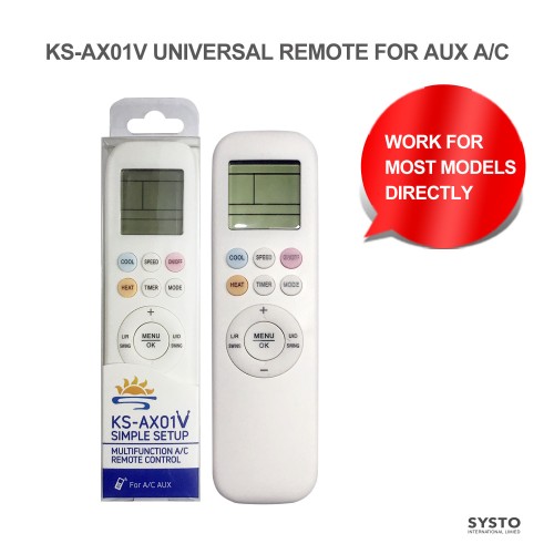 SYSTO丨KS-AX01V Universal for Aux Air Conditioner Remote Control