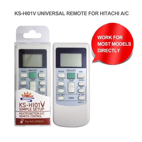 SYSTO丨KS-HI01V Universal for Hitachi Air Conditioner Remote Control
