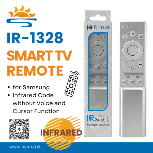 IR-1328/TV REMOTE CONTROL FOR IR SAMSUNG SMART TV