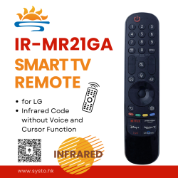 SYSTO丨IR-MR21GA Infrared Replacement LG Smart TV Remote Control (Basic Function)