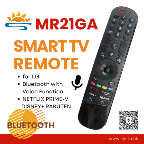 SYSTO丨AN-MR21GA NPDR Blue-tooth Replacement LG Smart TV Remote Control