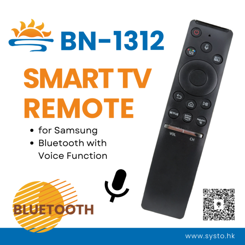 SYSTO丨BN-1312 Blue-tooth Replacement Samsung Smart TV Remote Control