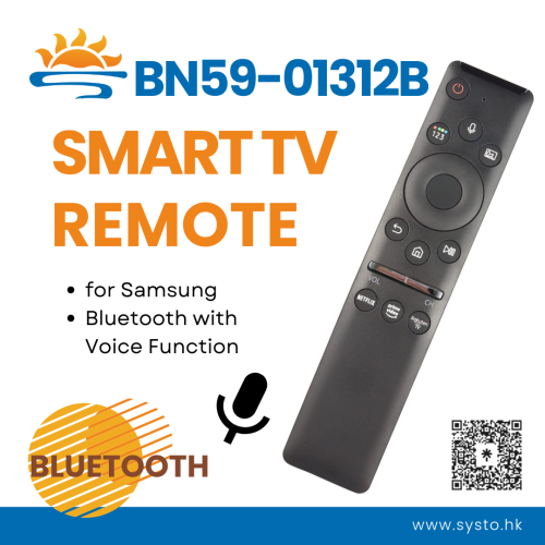 SYSTO丨BN59-01312B Blue-tooth Replacement Samsung Smart TV Remote Control