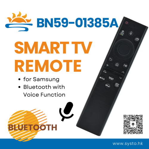 SYSTO丨BN59-01385A Blue-tooth Replacement Samsung Smart TV Remote Control